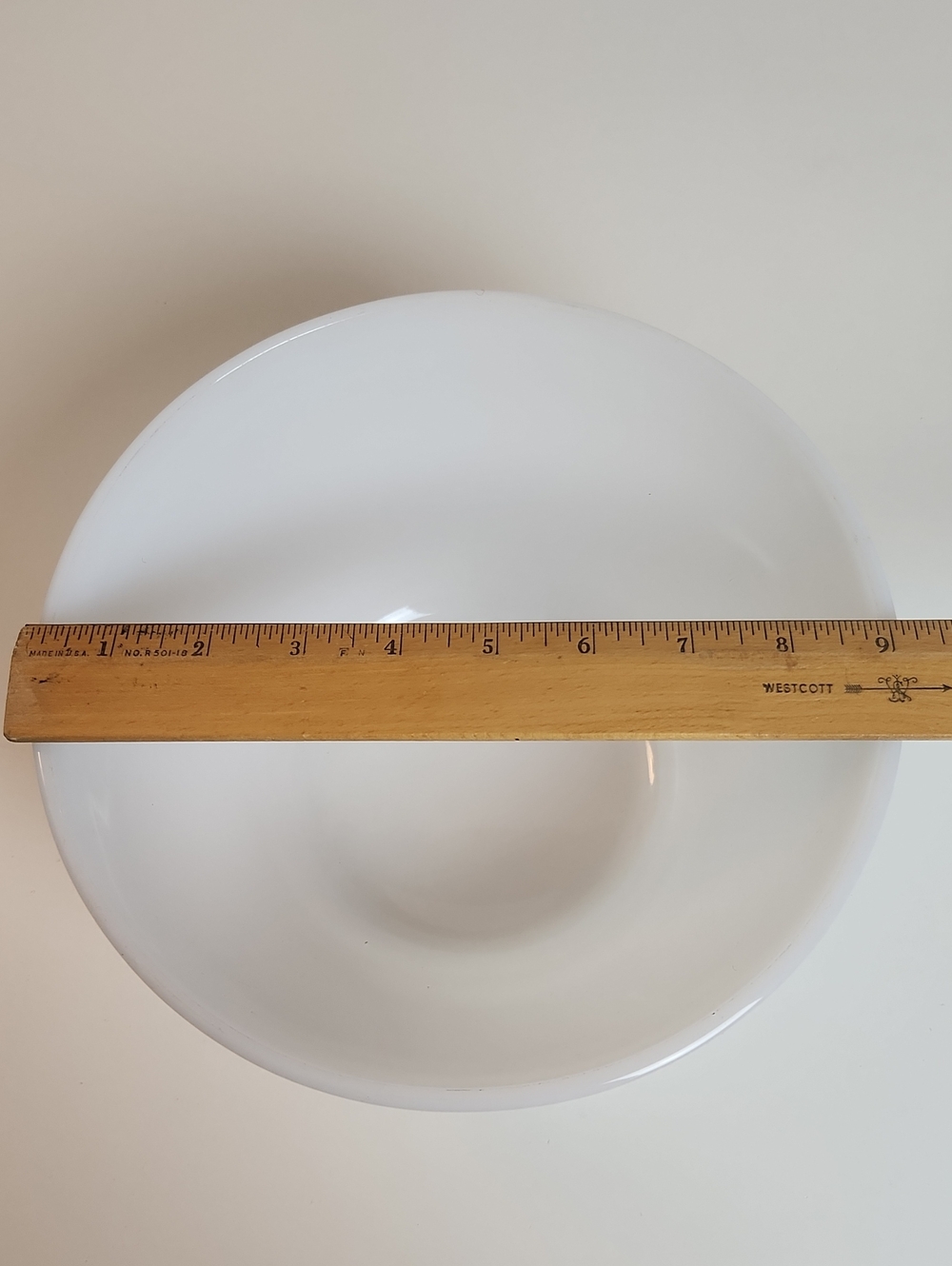 Vintage Federal Glass Milk Glass Mixing Bowl Set - Picture 8 of 13